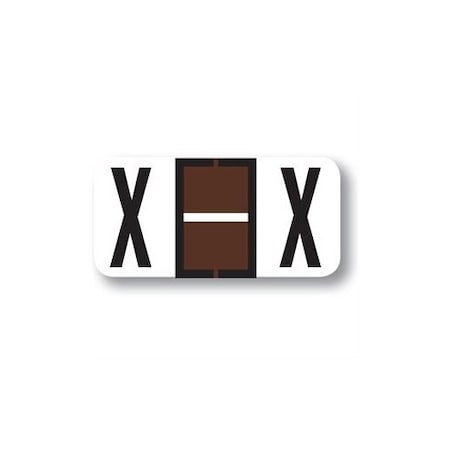 Asp File Right Color-Code Alphabet Labels - Ringbook, 1 Each: X 385-X